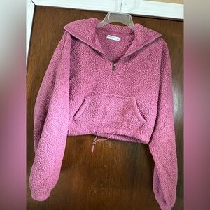 Arizona Jean Company Pink Cowl Neck Sweater